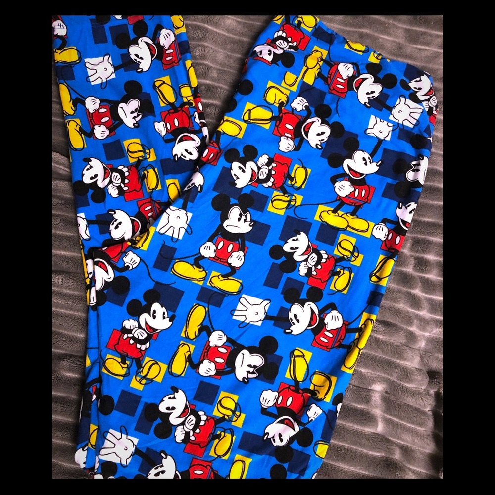 LuLaRoe Disney TC Mickey Mouse leggings